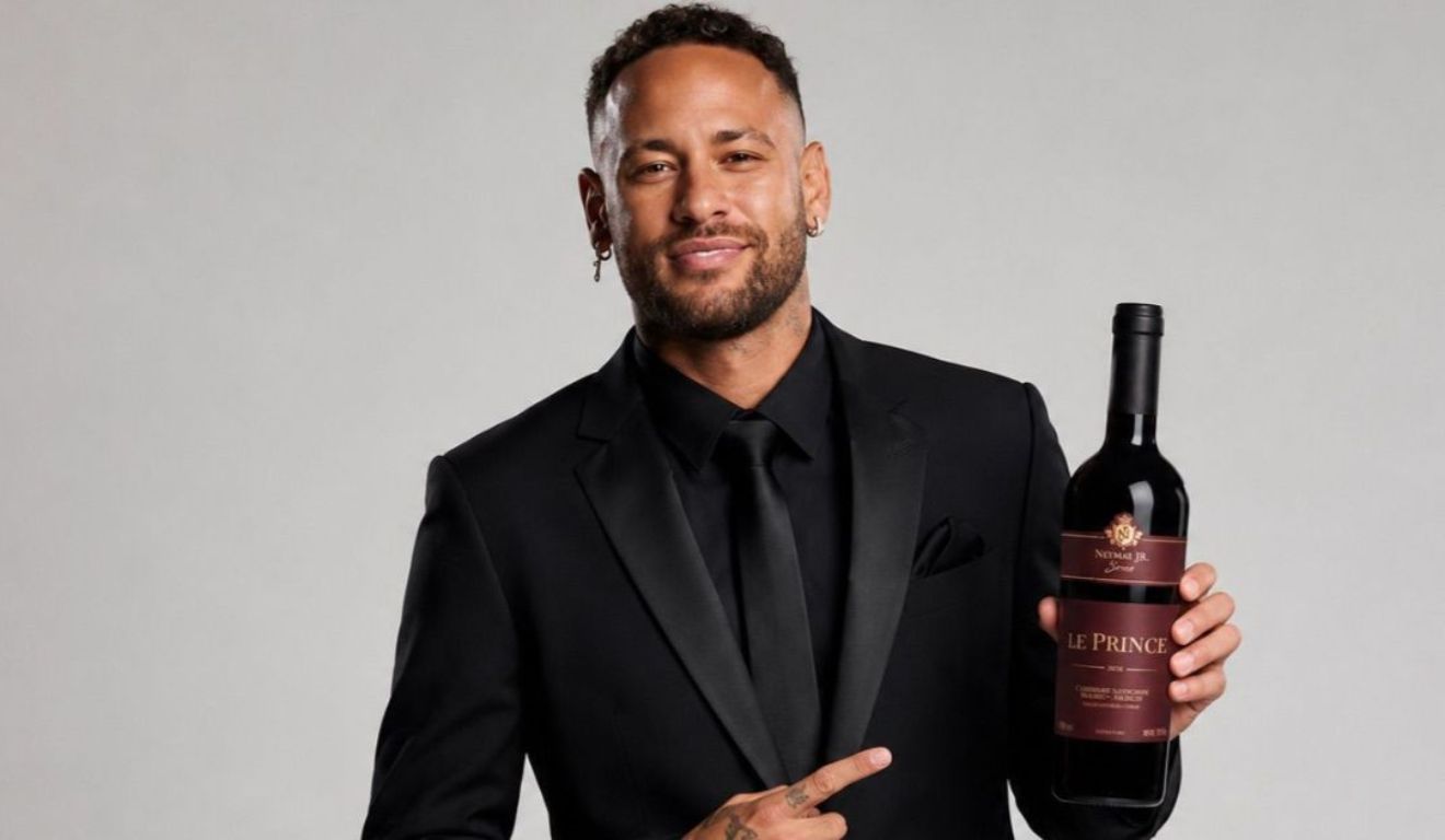 Marca de vinhos associada a Neymar Jr. tem rótulos que custam cerca de R$ 60 e outros que chegam a aproximadamente R$ 50 mil.