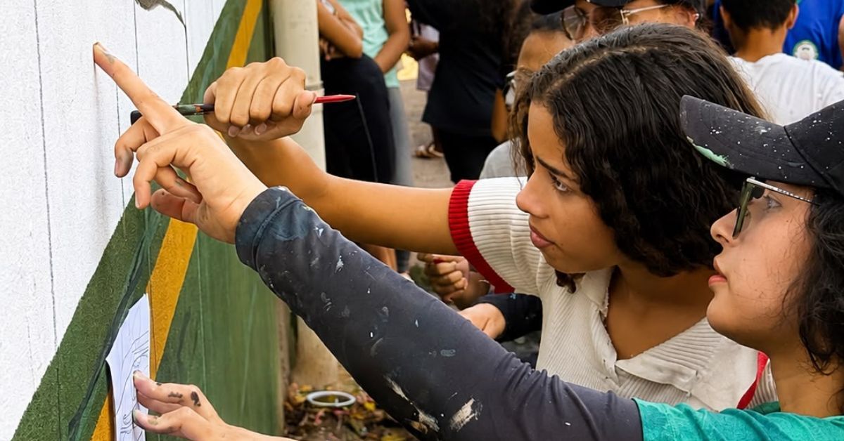 O projeto aposta na arte como instrumento de expressão, pertencimento e criação de novas perspectivas de futuro.