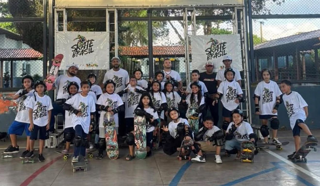 Durante os três dias de programação, os participantes terão a oportunidade de conhecer e praticar o skate com acompanhamento durante as atividades.