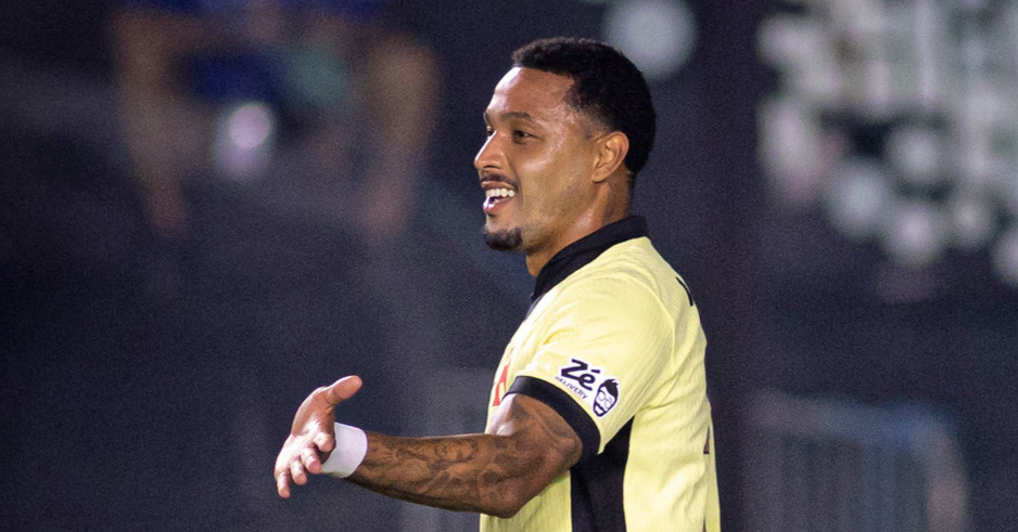 DVD marcou o terceiro gol da vitória do Vasco por 3 a 1 sobre o Cruzeiro no último sábado (29)