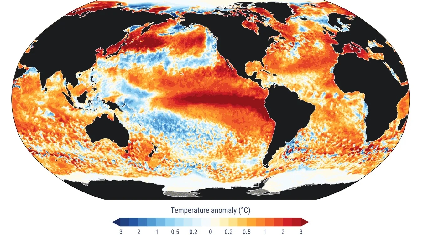 O valor também superou a maior marca registrada para o mês, de 20,98°C, em 2023.