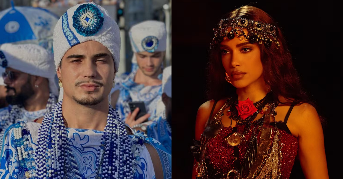Anitta e Danilo Mesquita têm conexão com religiões de matriz africana.