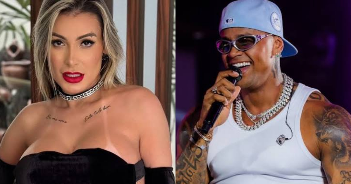 Andressa Urach falou sobre supostos relacionamentos com Léo Santana e Hulk durante entrevista.