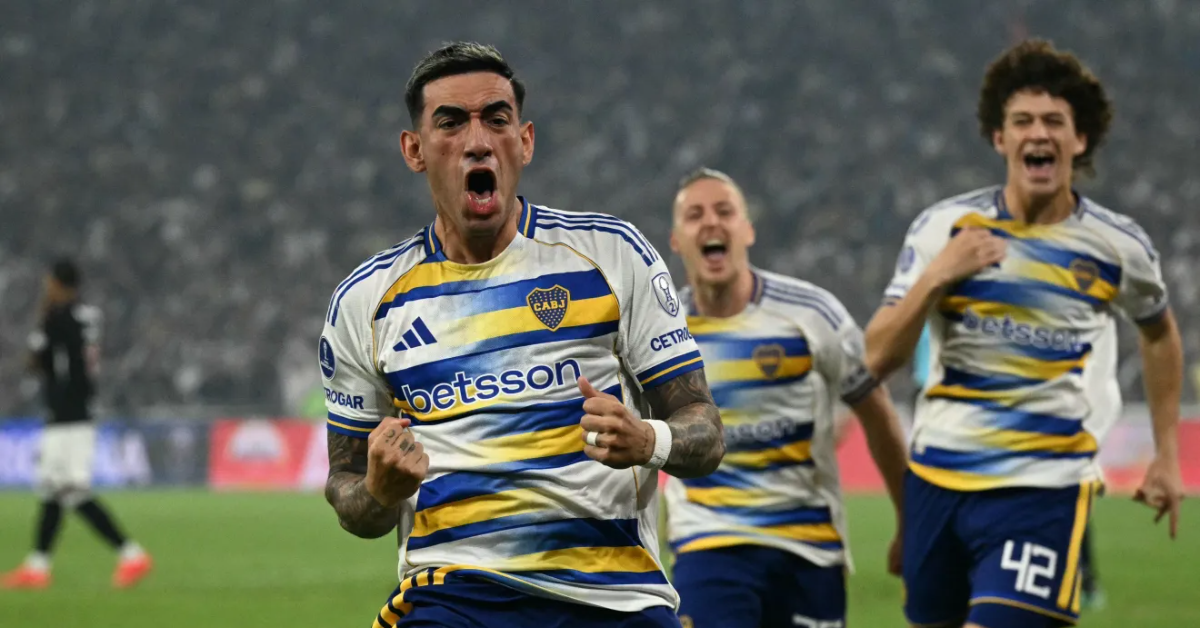 Jogadores do Boca Juniors comemoram gol contra o Vasco na semifinal da Copa Sul-Americana, em duelo que reacende a lembrança da histórica vitória xeneize sobre o Paysandu no Mangueirão.