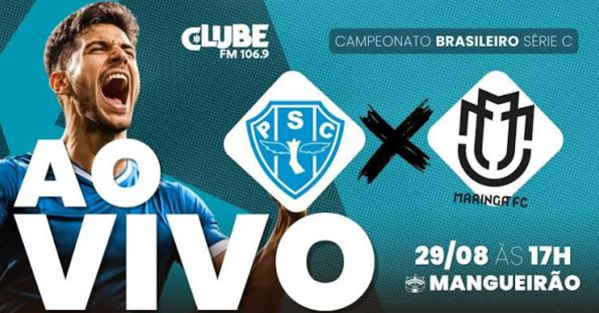 Paysandu x Maringá se enfrentam neste sábado (29/08), às 17h, no Mangueirão, pela última rodada da Série C. O Papão depende apenas de si para garantir vaga no quadrangular. Acompanhe todos os lances pela Rádio Clube do Pará, no Tem Jogo do DOL!