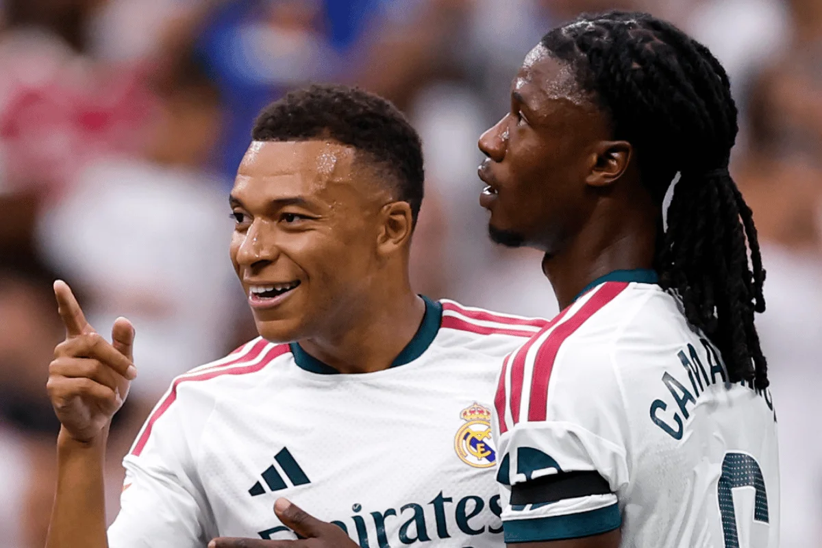 Mbappé, Jude Bellingham e Arda Güler marcaram para o time merengue.