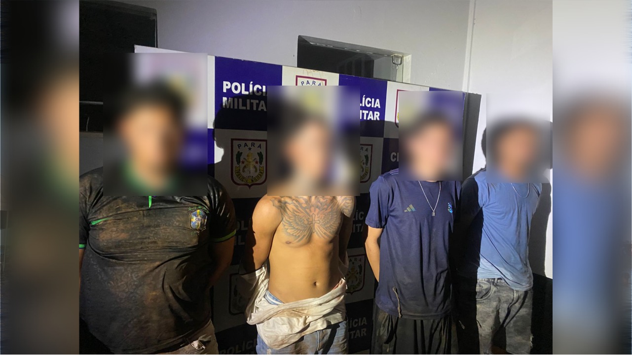 A ação culminou na prisão de cinco suspeitos e na apreensão de três armas de fogo após perseguição na rodovia BR-230