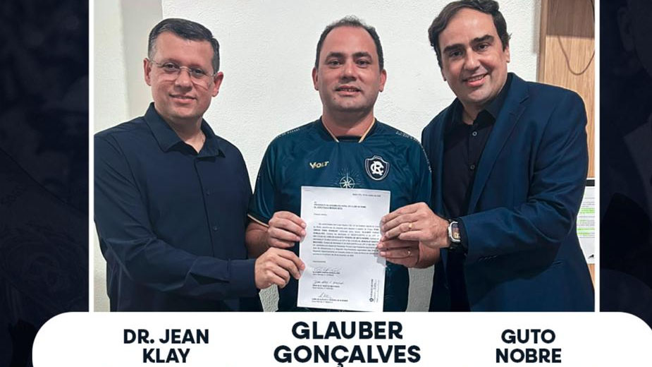 Glauber Gonçalves registra chapa para a eleição do Clube do Remo com apoio de Tonhão e mudanças na disputa eleitoral.
