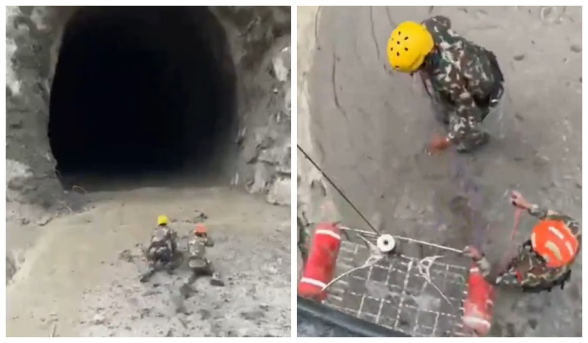 Resgates em massa no Nepal após enchentes devastadoras que deixaram centenas desaparecidos. Números alarmantes e esforços contínuos das equipes de emergência.