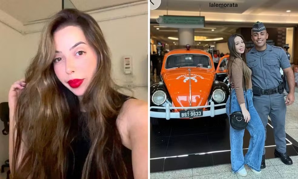 Larissa da Cruz Morata foi encontrada morta com um tiro na cabeça dentro de casa. Marido PM está preso preventivamente