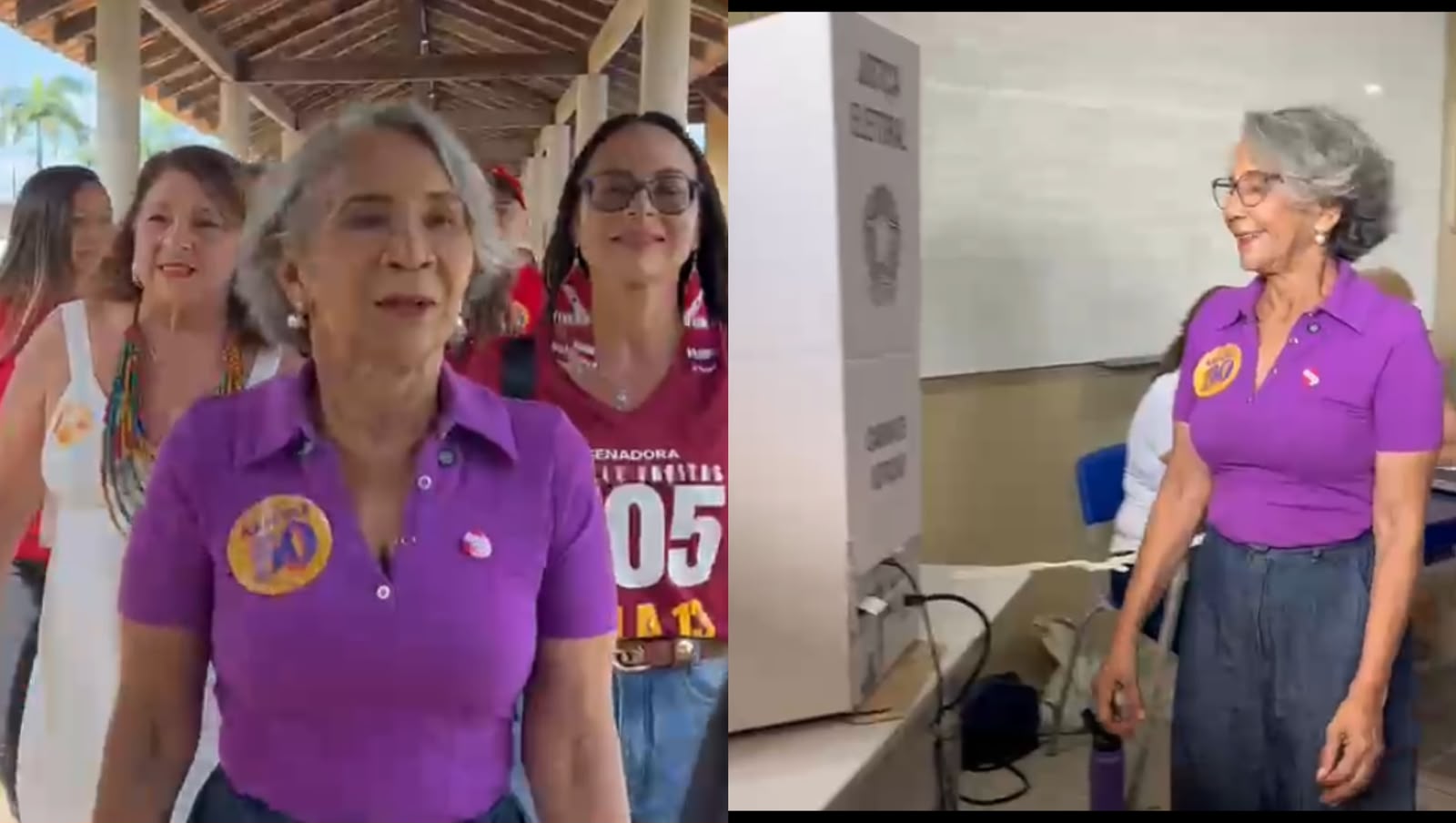 Araceli Lemos, candidata ao Governo do Pará pelo PSOL, votou em Belém no primeiro turno das Eleições 2026. Veja como foi sua participação.