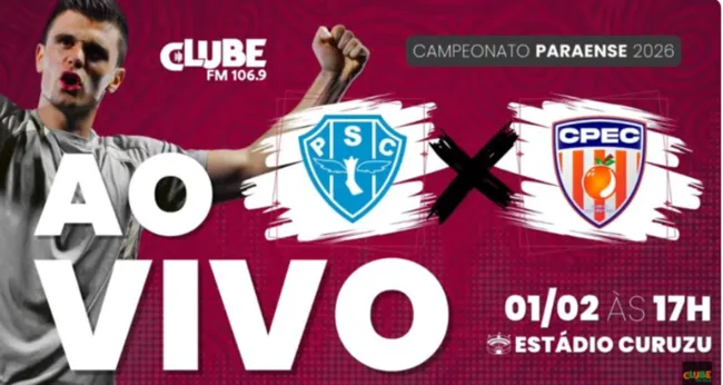 Imagem ilustrativa da imagem Tem Jogo no DOL: ouça a transmissão de Paysandu x Capitão Poço