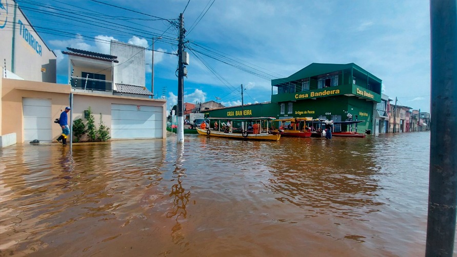 Chuvas que estão ocorrendo nas cabeceiras dos rios Araguaia e Tocantins influenciam a cheia em Marabá