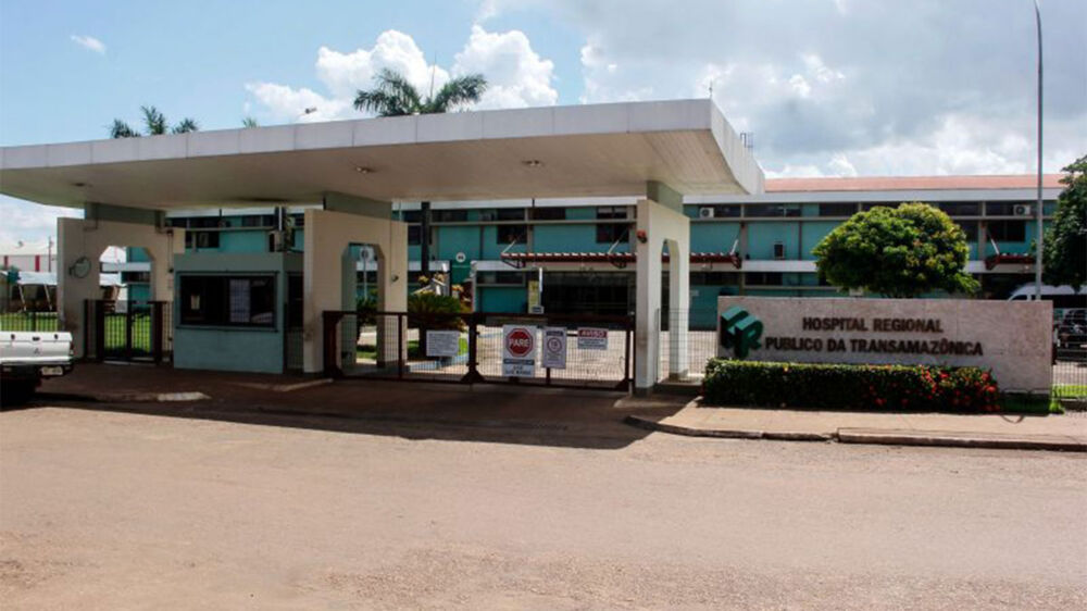 O Hospital Regional Público da Transamazônica (HRPT).