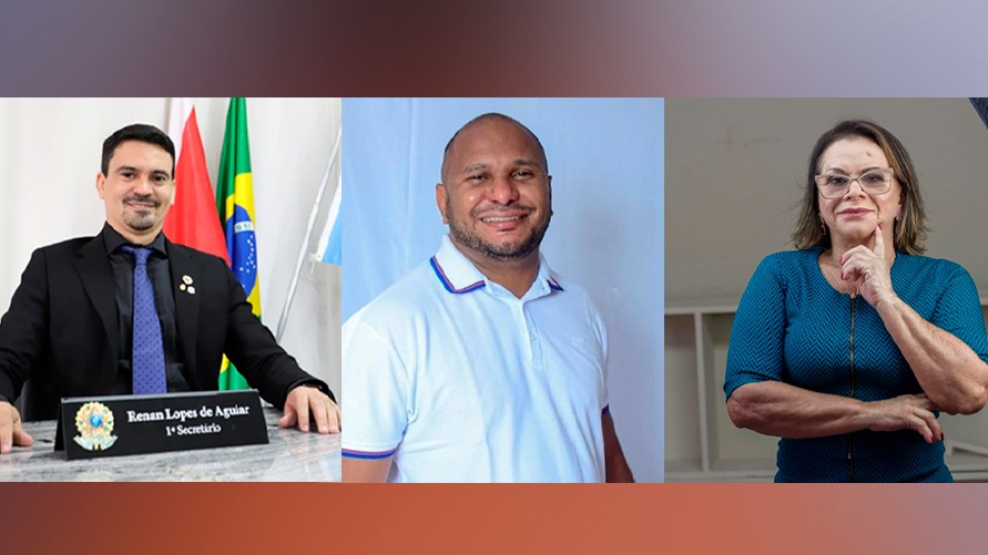 Vereadores Renan Aguiar, Lucas Brito e Antonette Ferreira estão proibidos de adentrar nas Unidades Públicas de Saúde de Tucuruí