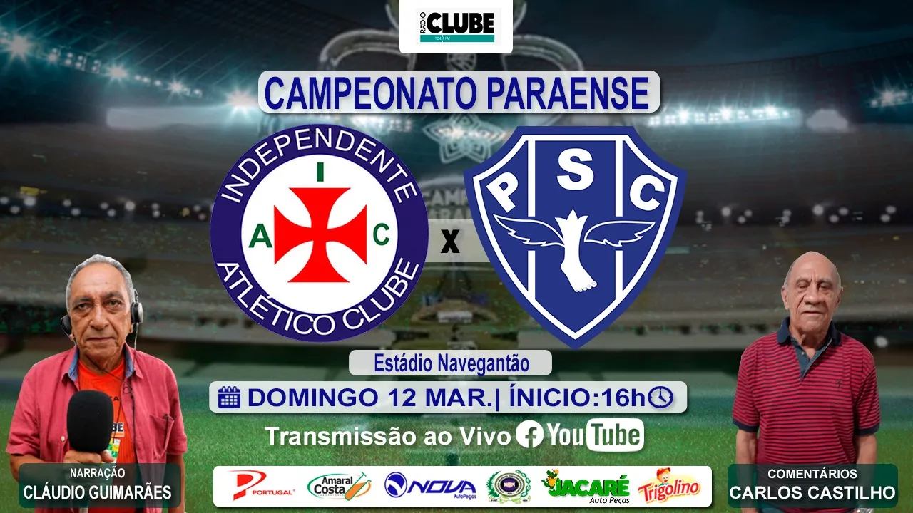 Tem jogo no DOL e na Clube.