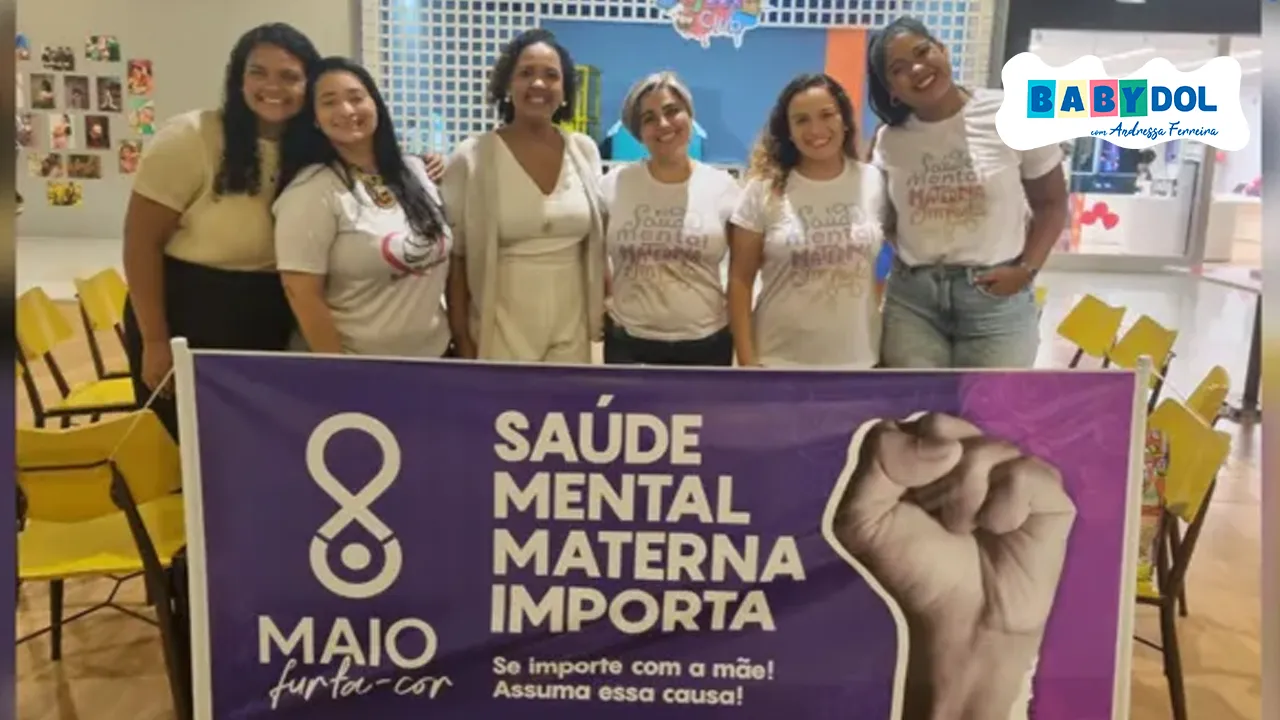 Imagem ilustrativa da notícia: Maio Furta-Cor alerta para saúde mental materna