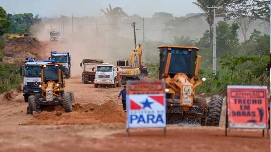 Imagem ilustrativa da notícia: Canaã dos Carajás: obras na rodovia PA-160 são reiniciadas 