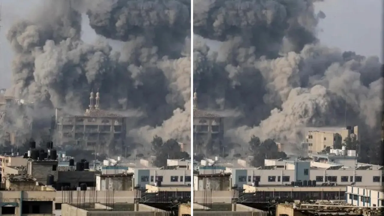 Imagem ilustrativa da notícia: Israel bombardeia Faixa de Gaza pelo segundo dia seguido