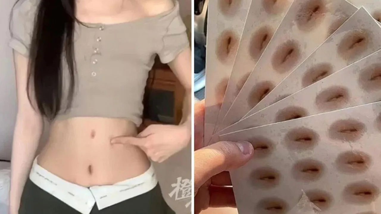 Imagem ilustrativa da notícia: Umbigos falsos vira tendência de moda na China