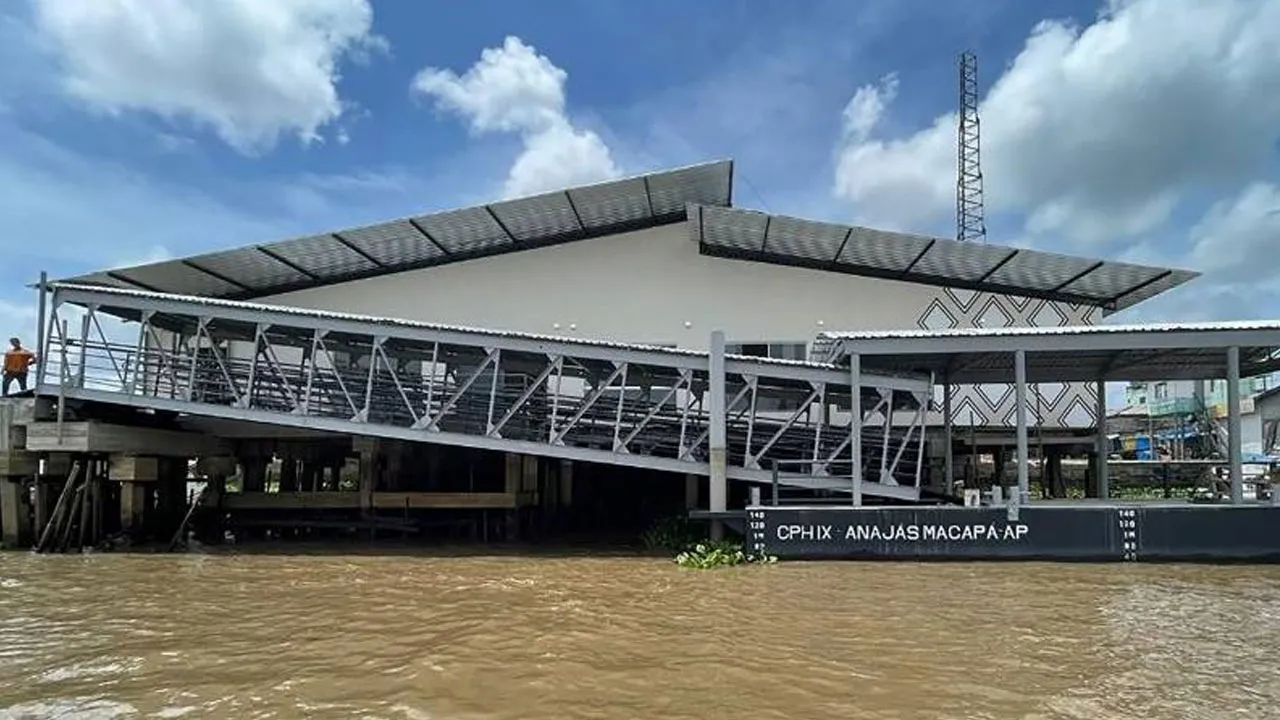 Imagem ilustrativa da notícia: Obras do Terminal Hidroviário de Anajás entram em fase final