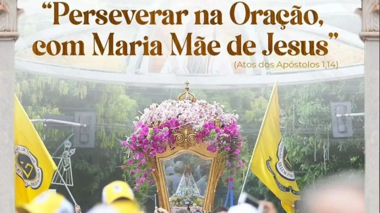 Imagem ilustrativa da notícia Círio 2024: tema fala de perseverança e oração com Maria