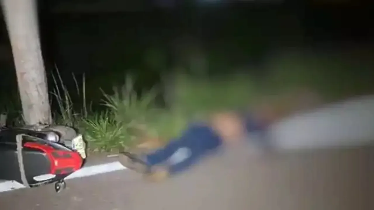 Imagem ilustrativa da notícia: Homem em motocicleta morre ao colidir com poste em Altamira