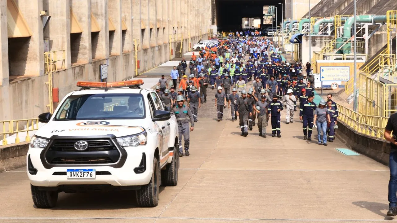 Imagem ilustrativa da notícia: Usina Hidrelétrica de Tucuruí realiza simulado de evacuação