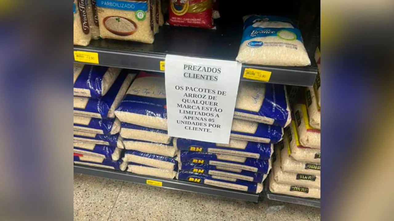Imagem ilustrativa da notícia: Não é preciso fazer estoque de arroz, dizem supermercados