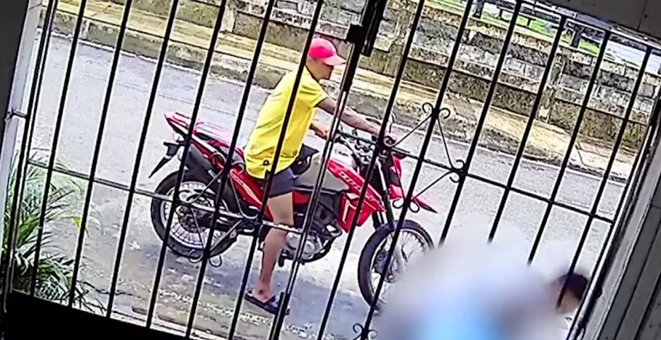 Imagem ilustrativa da notícia: Vídeo: idoso é agredido por ladrão na Terra Firme