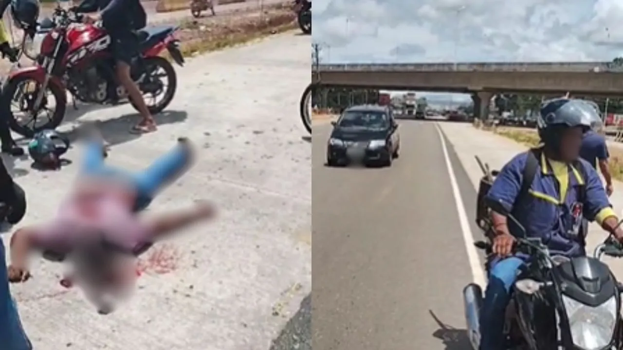 Imagem ilustrativa da notícia: Garupa de moto morre baleado na faixa do BRT, em Ananindeua
