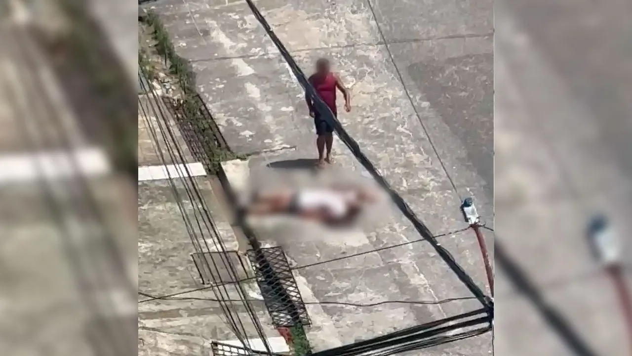 Imagem ilustrativa da notícia: Vídeo: ex-guarda municipal é baleado em atendado na Pedreira