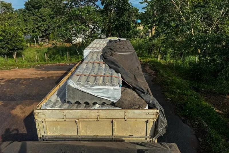 Imagem ilustrativa da notícia: Pará: 429 telhas avaliadas em R$ 78 mil são apreendidas