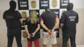 O casal foi preso em flagrante na residência onde moravam, no município de Castanhal.