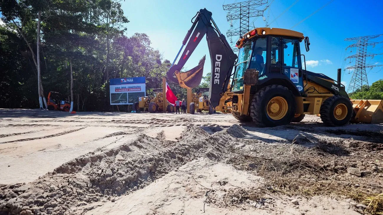 Imagem ilustrativa da notícia: Vídeo: obras da avenida Liberdade estão em andamento. Veja!