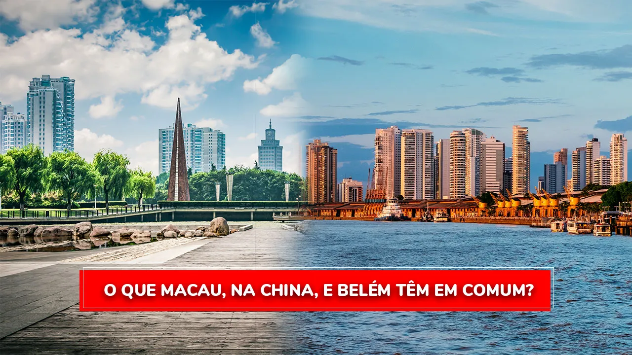 Imagem ilustrativa do podcast: O que Macau, na China, e Belém têm em comum?