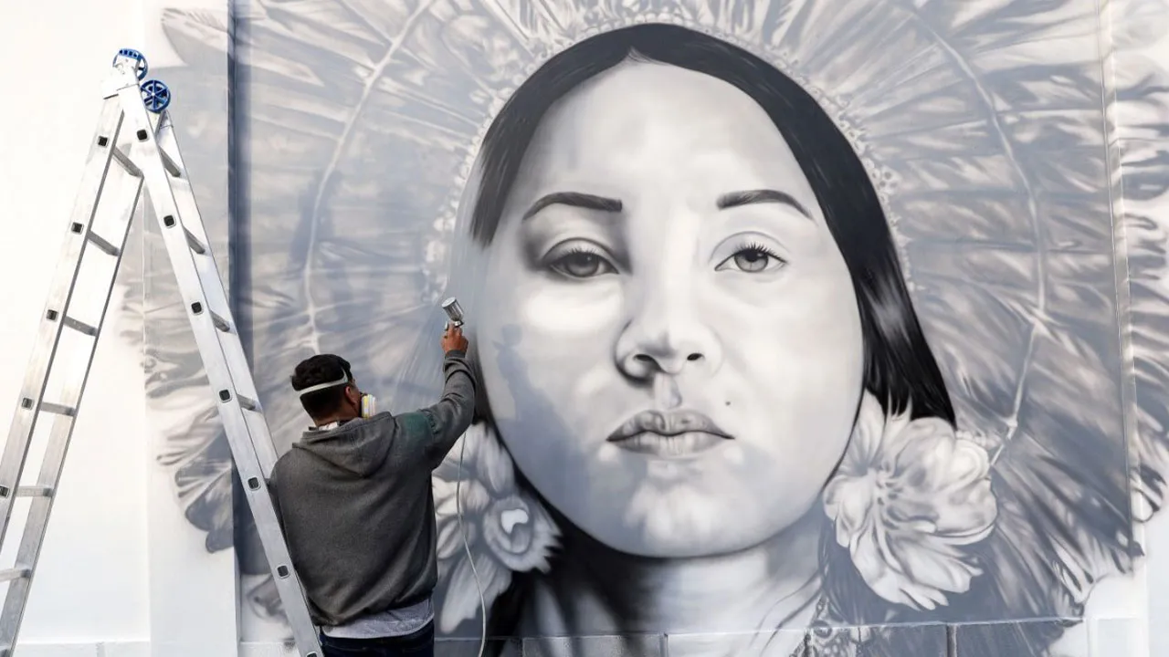 Imagem ilustrativa da notícia: Artistas participam de projeto de arte urbana em Parintins