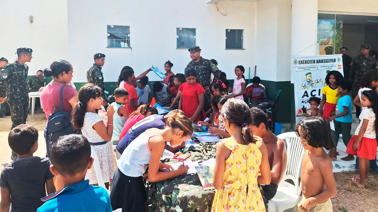 Imagem ilustrativa da notícia: Município paraense recebe ação social do Exército brasileiro