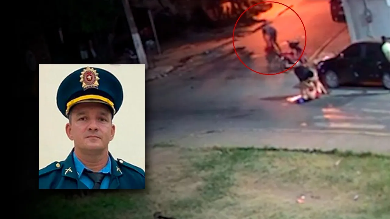 Imagem ilustrativa da notícia: Vídeo mostra momento exato que PM é assassinado em Marabá