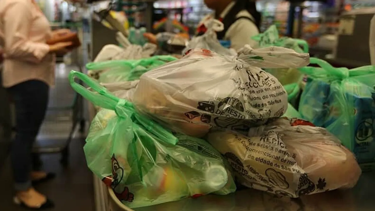 Imagem ilustrativa da notícia: Justiça proíbe cobrança ao consumidor por sacolas plásticas