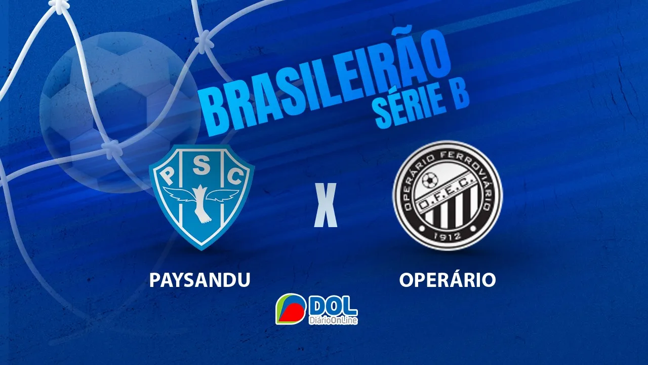 Imagem ilustrativa da notícia: Acompanhe pela Série B: Paysandu 1 x 1 Operário-PR