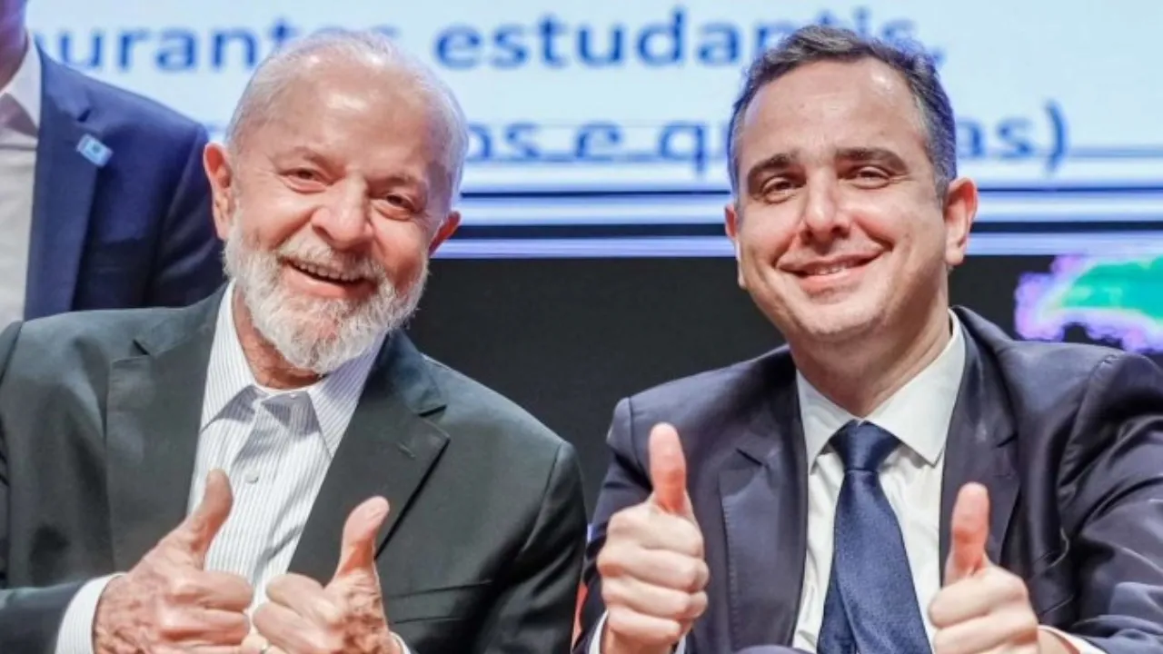 Imagem ilustrativa da notícia: Presidente Lula fez muitos elogios a Rodrigo Pacheco