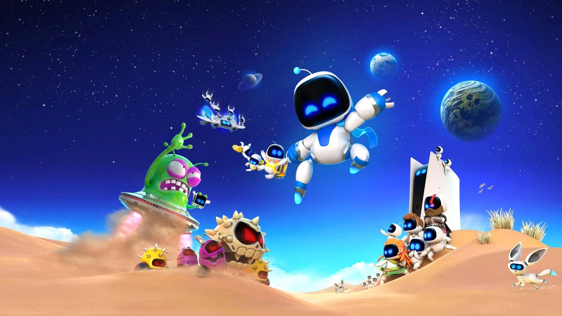 Imagem ilustrativa da notícia: Astro Bot desbanca Black Myth: Wukong e é o Goty 2024