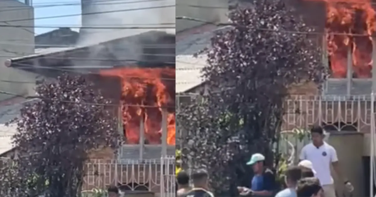 Imagem ilustrativa da notícia: Incêndio atinge e destrói casa em Belém; causa é investigada