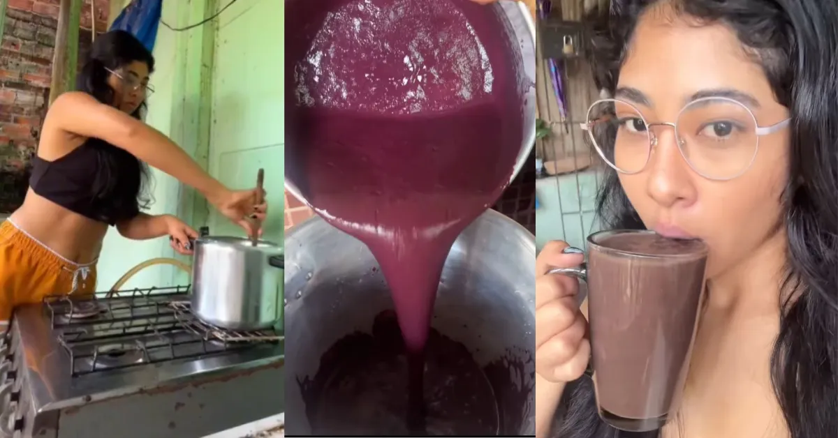 Imagem ilustrativa da notícia: Cantora paraense Zaynara ensina receita de mingau de açaí