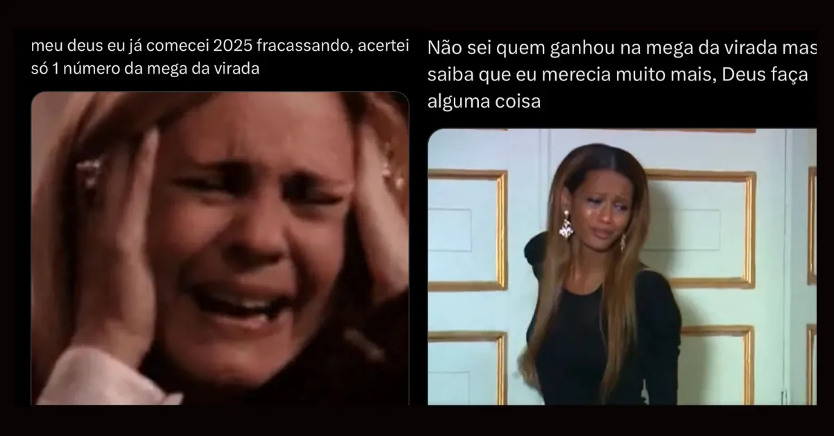 Imagem ilustrativa da notícia: Frustração dos não-premiados na mega rende memes nas redes