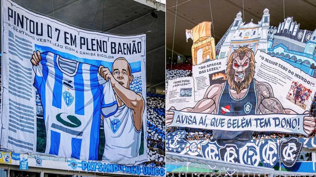 Imagem ilustrativa da notícia: Torcidas de Remo e Paysandu preparam vários tipos de mosaicos