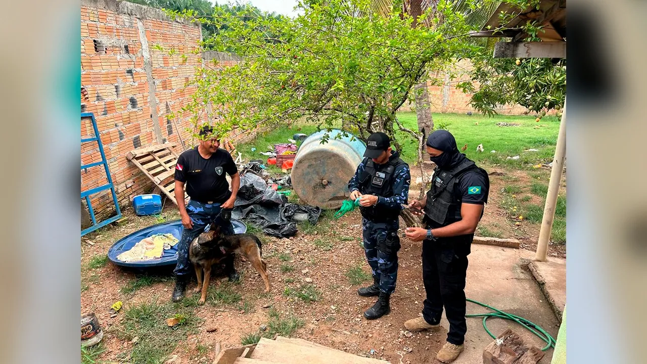 Imagem ilustrativa da notícia: Vídeo: casal é preso por tráfico de drogas em Marabá