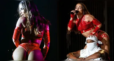 Imagem ilustrativa da notícia: Com bumbum de fora, Anitta "proibidona" agita virada no RJ