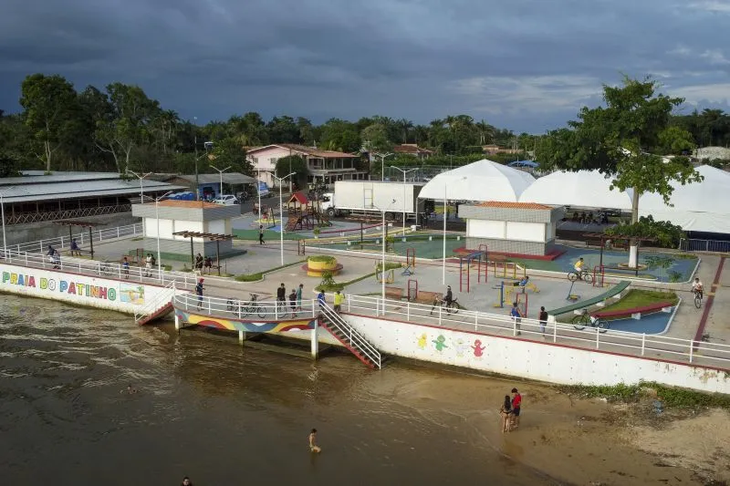 Imagem ilustrativa da notícia: Muaná ganha nova orla com praia artificial no Rio Mocajatuba